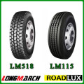 Marques de pneus de camion Longmarch Doubleroad 11r22.5 11r24.5 fabriquées en Chine